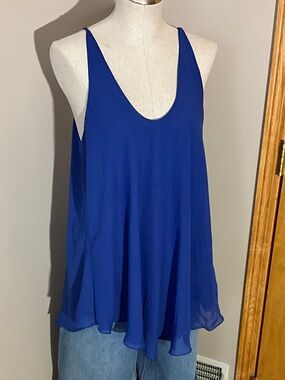 Deb Royal Blue Flowy Camisole Tank